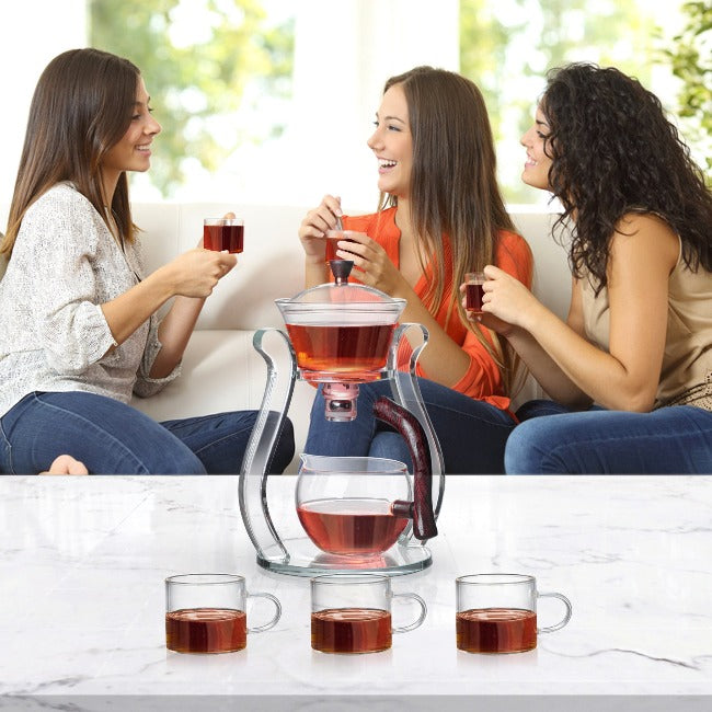 LuxxLife™ - Glass Teapot Set
